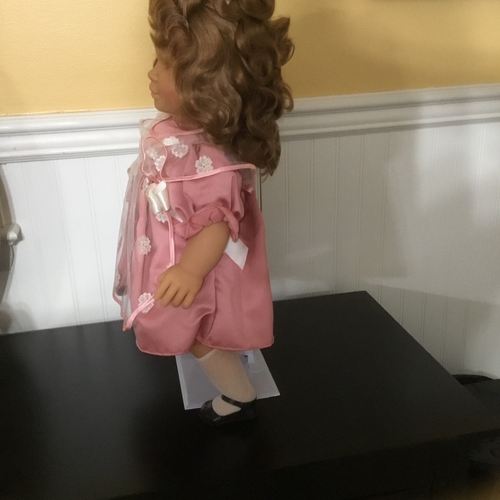 20 inch Lissi Doll ANA by Lissi Batz Germany Vinyl cloth COA w/ stand - Picture 6 of 16